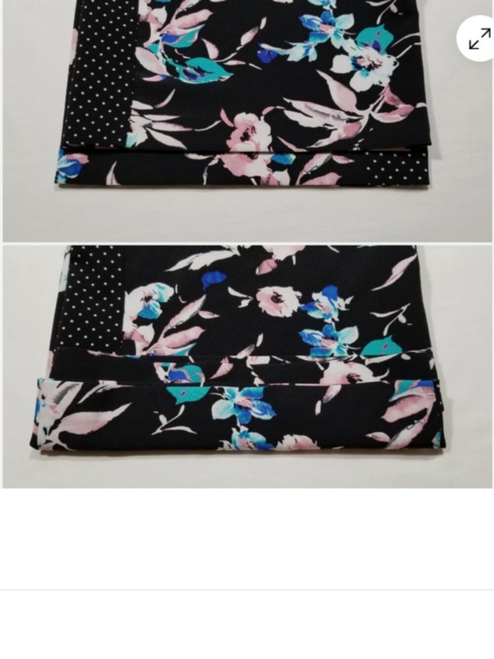 LANE BRYANT The Allie Wide Leg Pants Floral Polka Dot 7103E1M - Picture 4 of 8